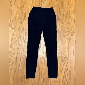 RBX Black Athletic Leggings with Pockets - Size S
